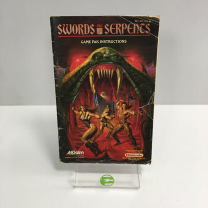 Swords and Serpents (Nintendo NES, 1990) Tested Works