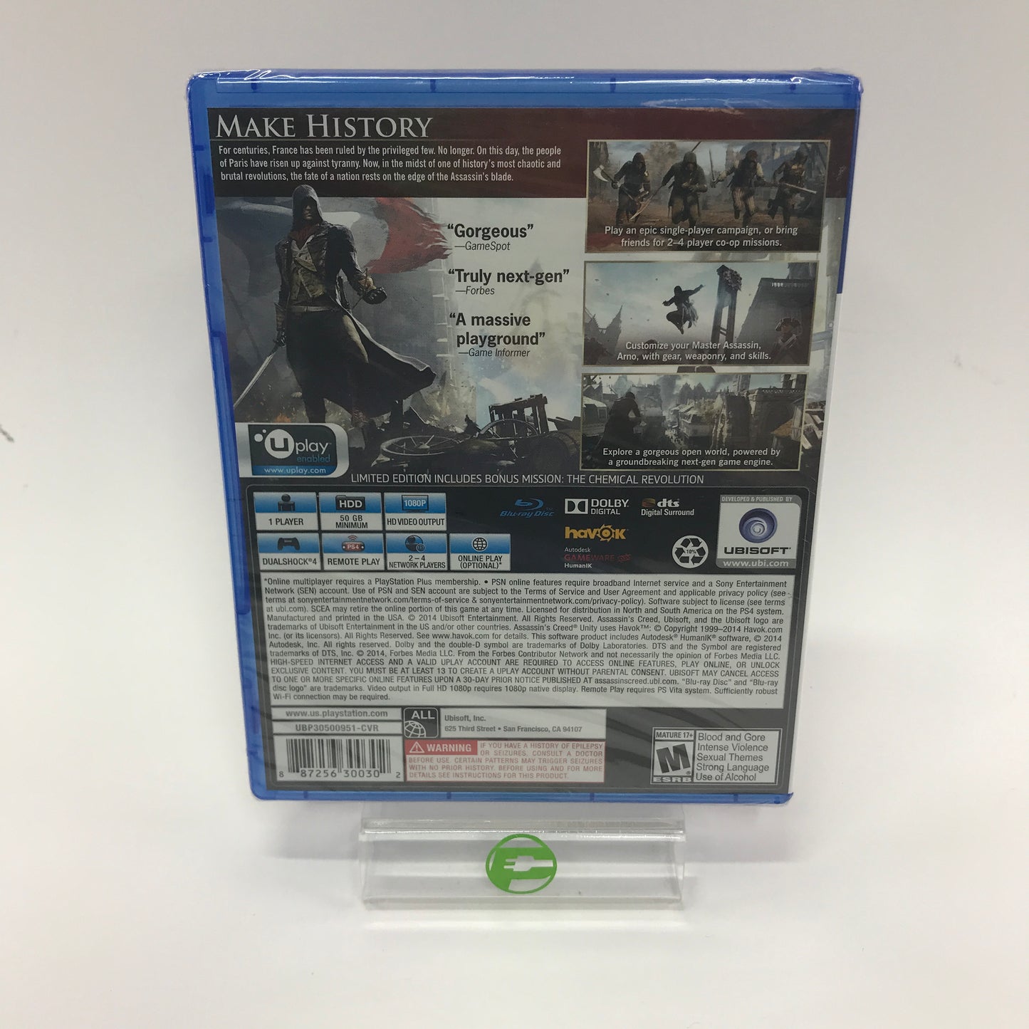 New Assassin's Creed: Unity[Limited Edition](Sony PlayStation 4 PS4, 2014)Sealed