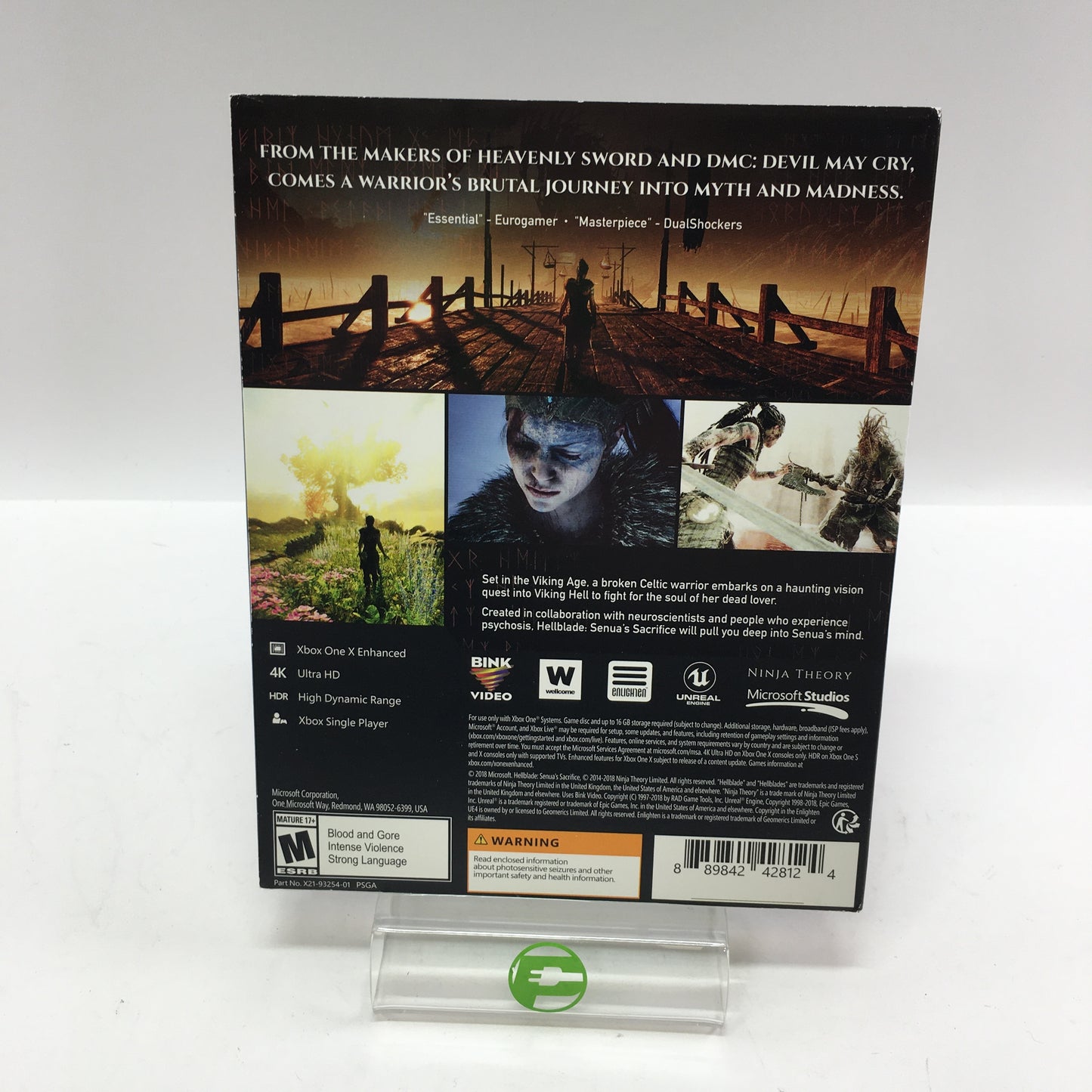 New Hellblade Senua's Sacrifice (Microsoft Xbox One, 2018) Factory Sealed