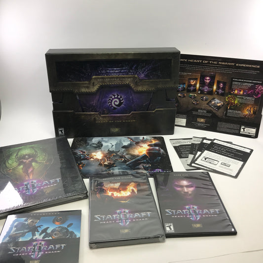StarCraft II Heart of the Swarm [Collector's Edition] (PC, 2013) Most Sealed