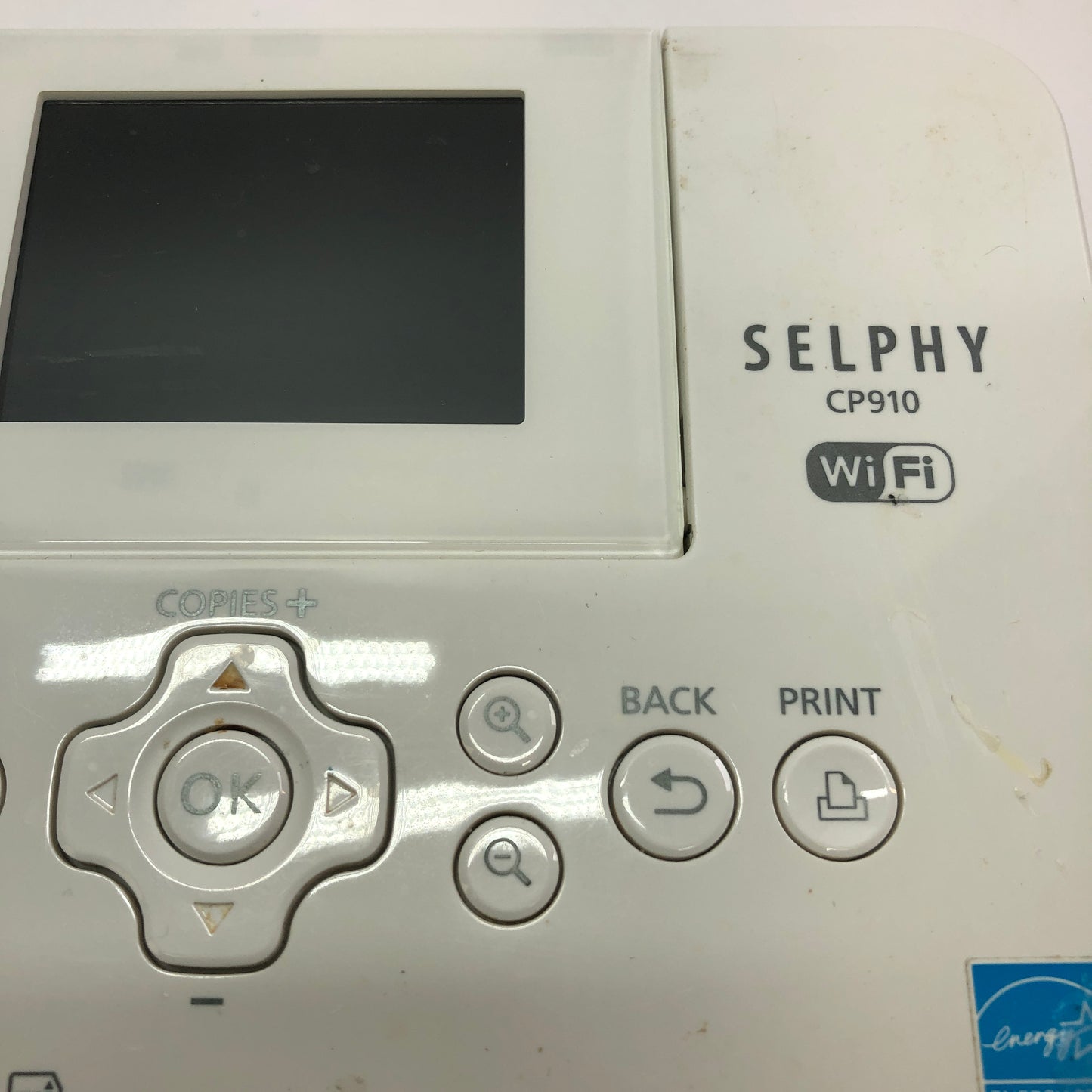 Canon Selphy cp910 Compact Photo Printer w Photo Paper, No Power Cord READ