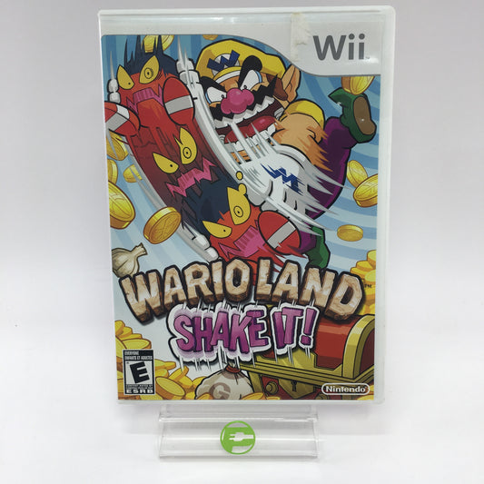 Wario Land Shake It (Nintendo Wii, 2008) CIB Tested and Working