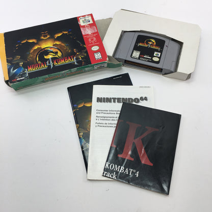 Mortal Kombat 4 (Nintendo 64 N64, 1998) Complete in Original Box, CIB