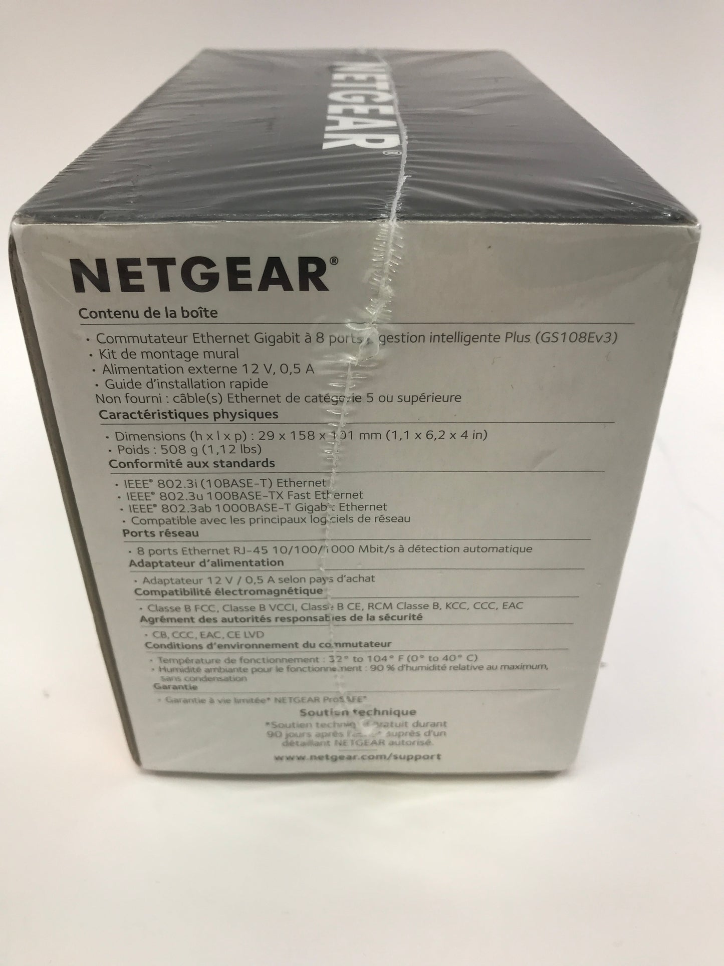 New Netgear Gigabit Ethernet Switch, 8 port 8-Port Gigabit Managed Switch GS108E