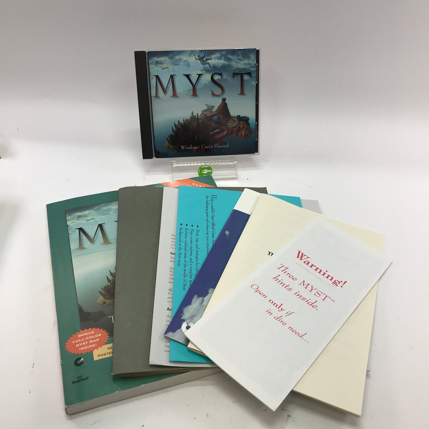 Myst (PC, 1994) Complete in Original Box w/ Manual and Inserts, CIB