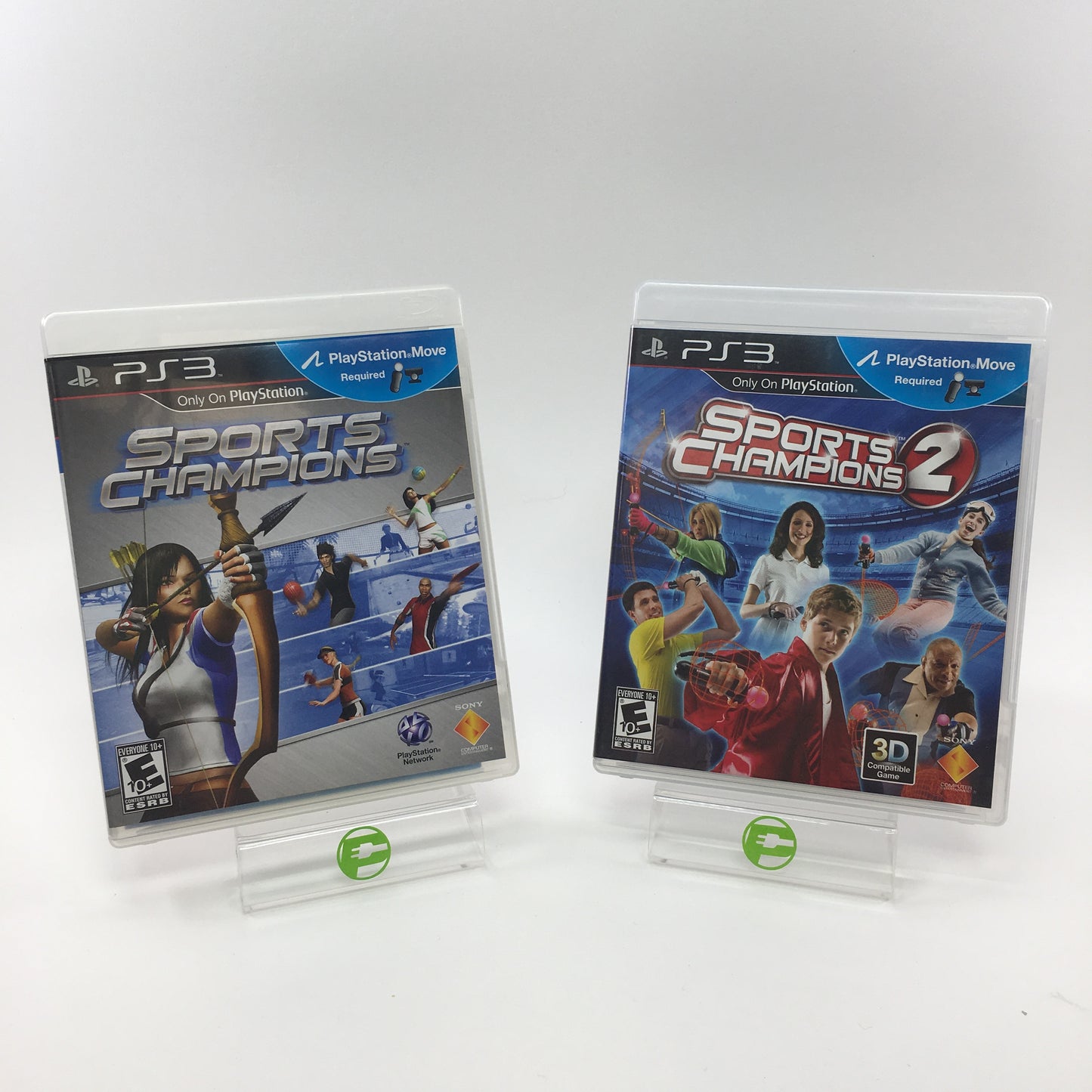 Lot of 2 PS2 Games - Sports Champions, Sports Champions2 (Games Only with casLot of 2 PS3 es), PlayStation 3