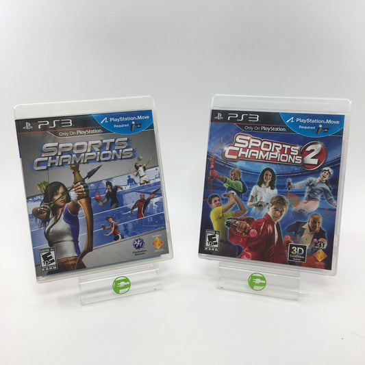 Lot of 2 PS2 Games - Sports Champions, Sports Champions2 (Games Only with casLot of 2 PS3 es), PlayStation 3