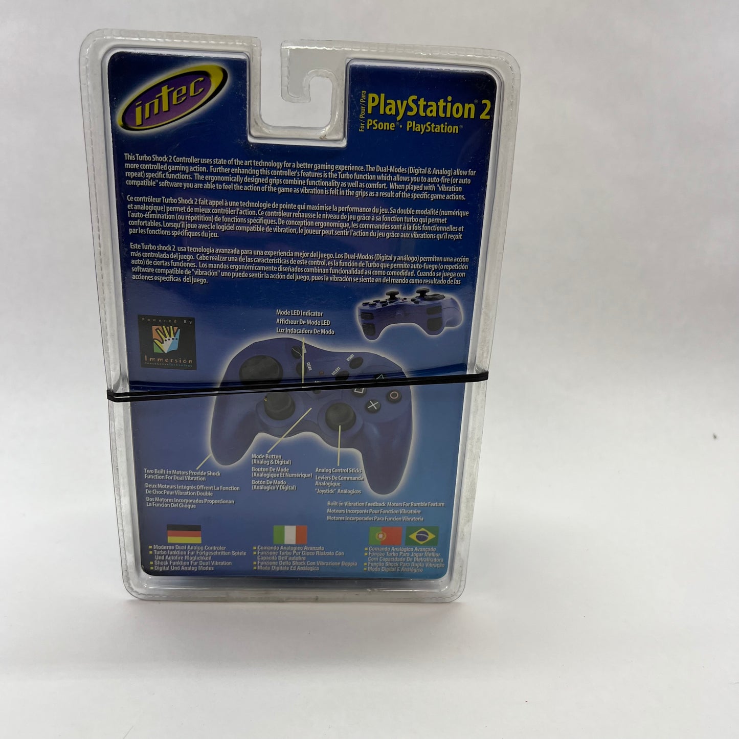 New Intec Turbo Shock 2 PS2 Controller Controller  G7100
