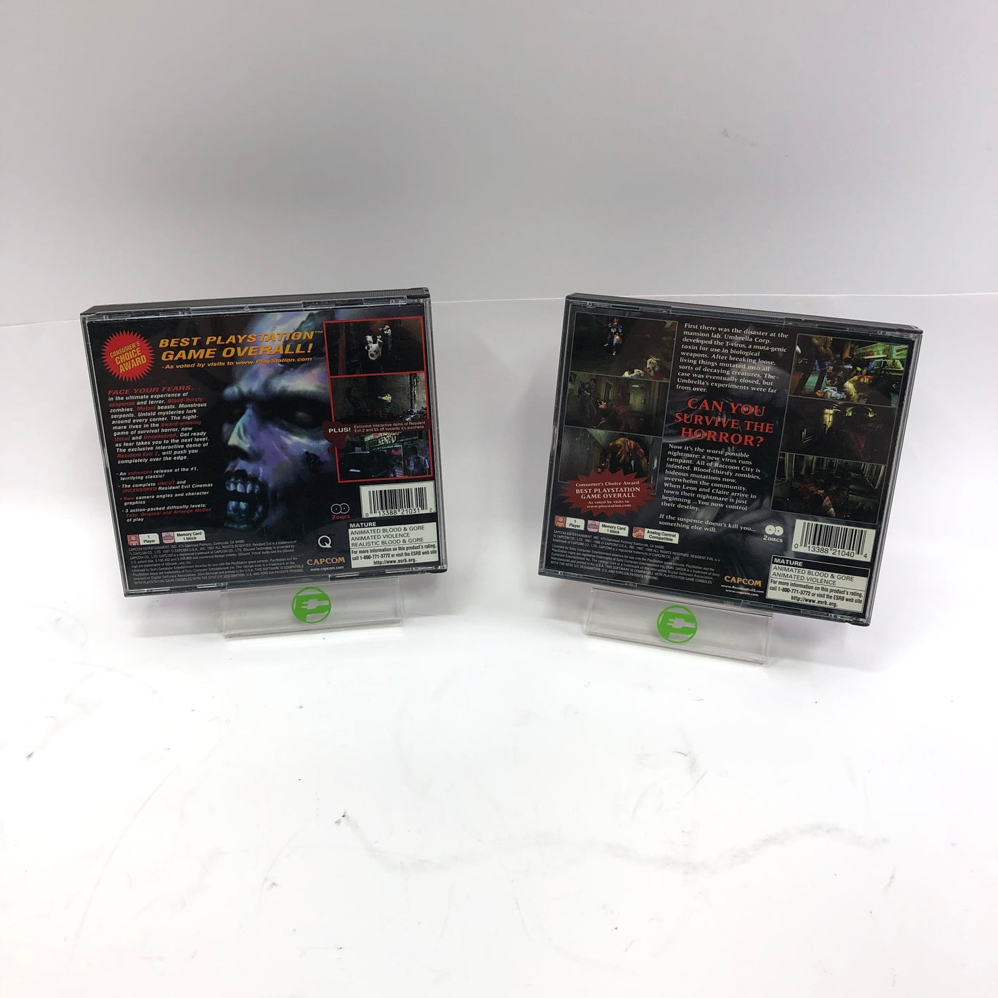 Resident Evil Directors Cut and Resident Evil 2, Tested, Working 