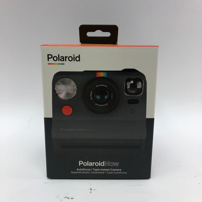 New Polaroid Now Black Autofocus i-Type Instant Camera PRD009028 With Extra Film