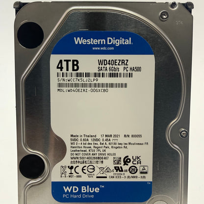 Western Digital WD 3.5" 40EZRZ 4TB SATA III 6Gbps HDD WD40EZRZ-00GXCB0