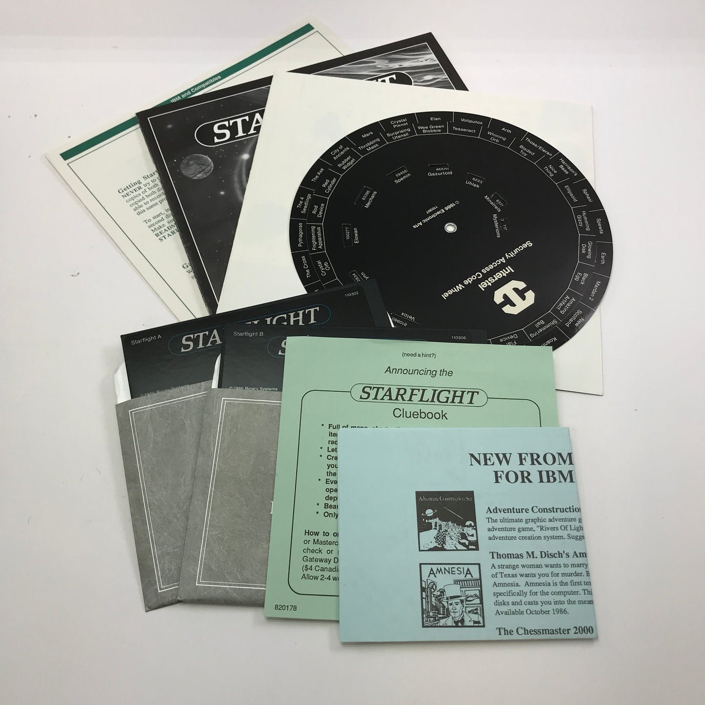 StarFlight (PC, 1989) Complete in Original Box w Poster