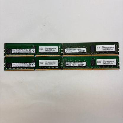 Cisco 64GB (4x16GB) RAM DDR4 2933MHz UCS-MR0X16G1RT-H 1Rx4 Server RAM