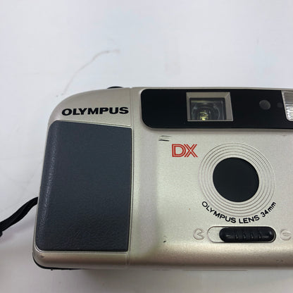 Olympus DX Trip MD 3 35MM Film Camera Black and Gold 34mm Lense