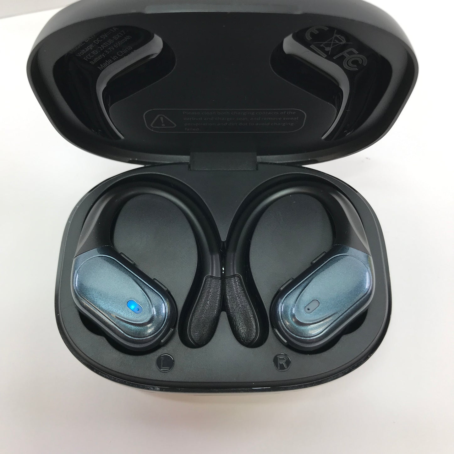 Sweat Proof BX17 Wireless Sports Earbuds w/ Case, Original Box and Manual