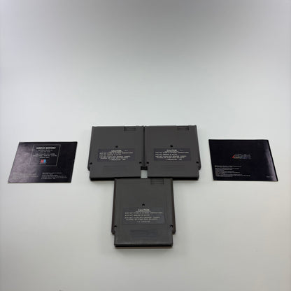 Lot of 3 Nintendo NES Games Flying