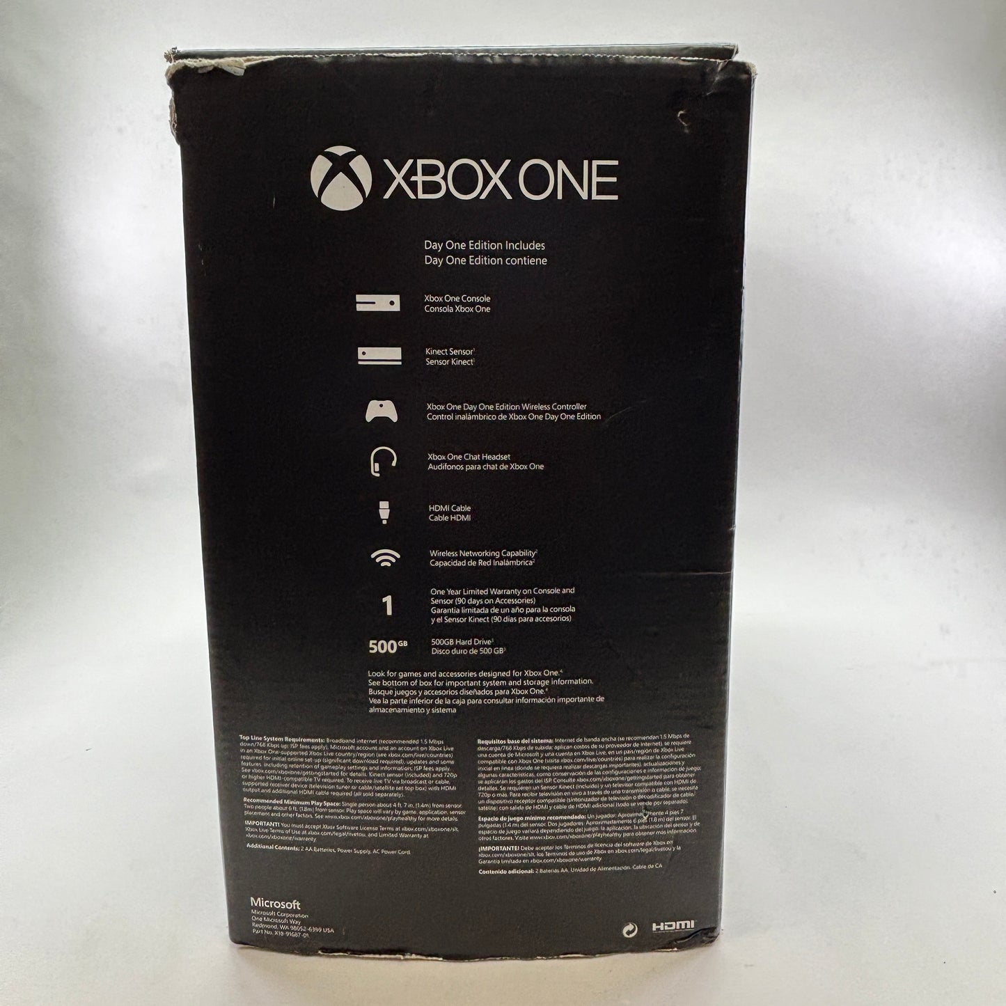 Microsoft Xbox One 500GB Console Gaming System Only Black 1540