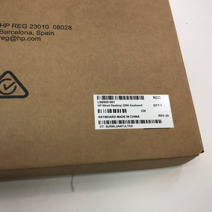 New HP Wired Desktop  Keyboard 320K  Lot of 3 HP Desktop Keyboards