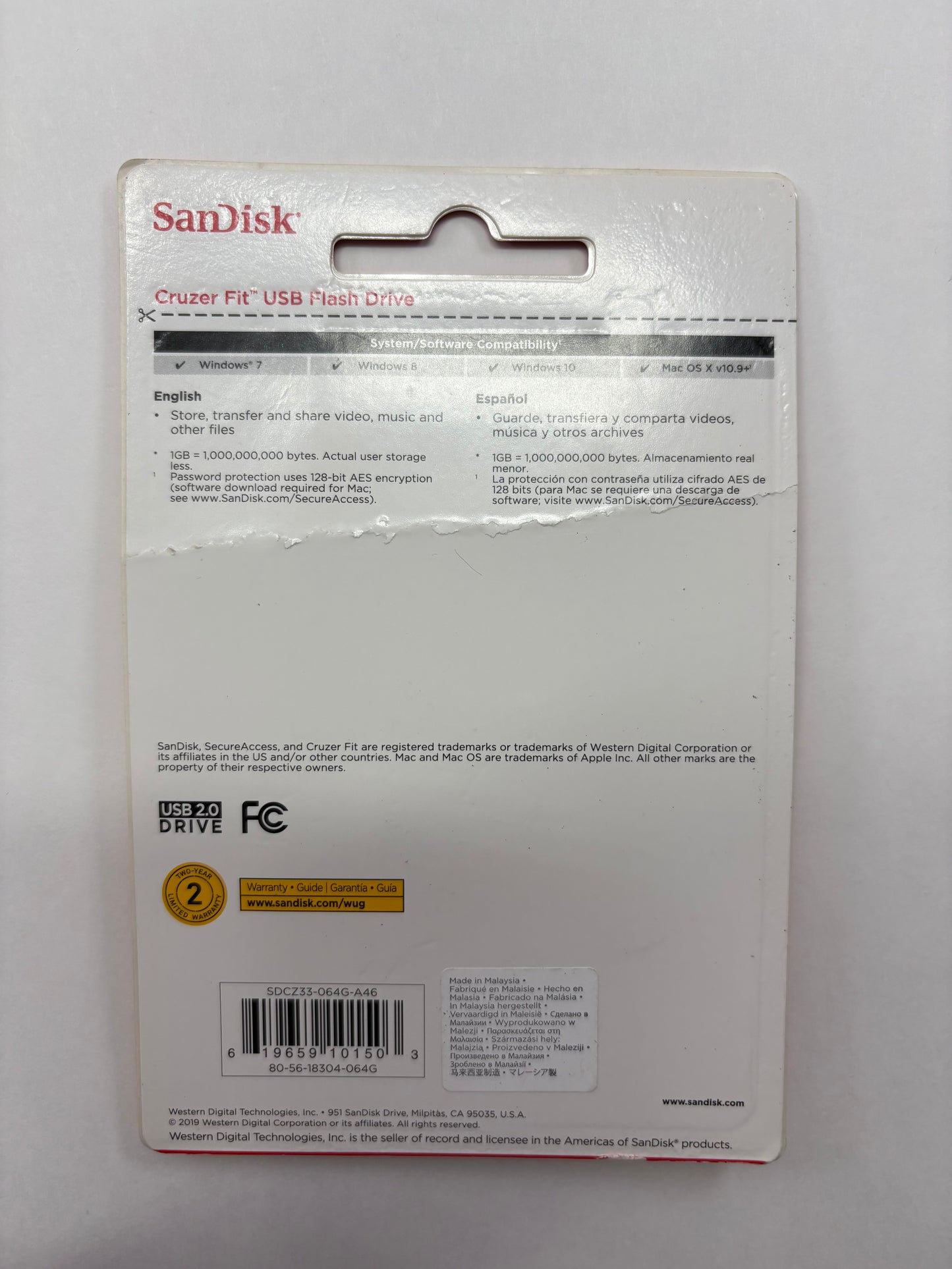 New SanDisk Assorted USB Drives & SDHC Cards