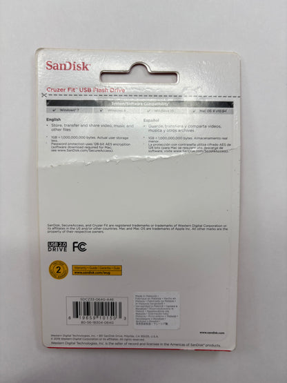 New SanDisk Assorted USB Drives & SDHC Cards