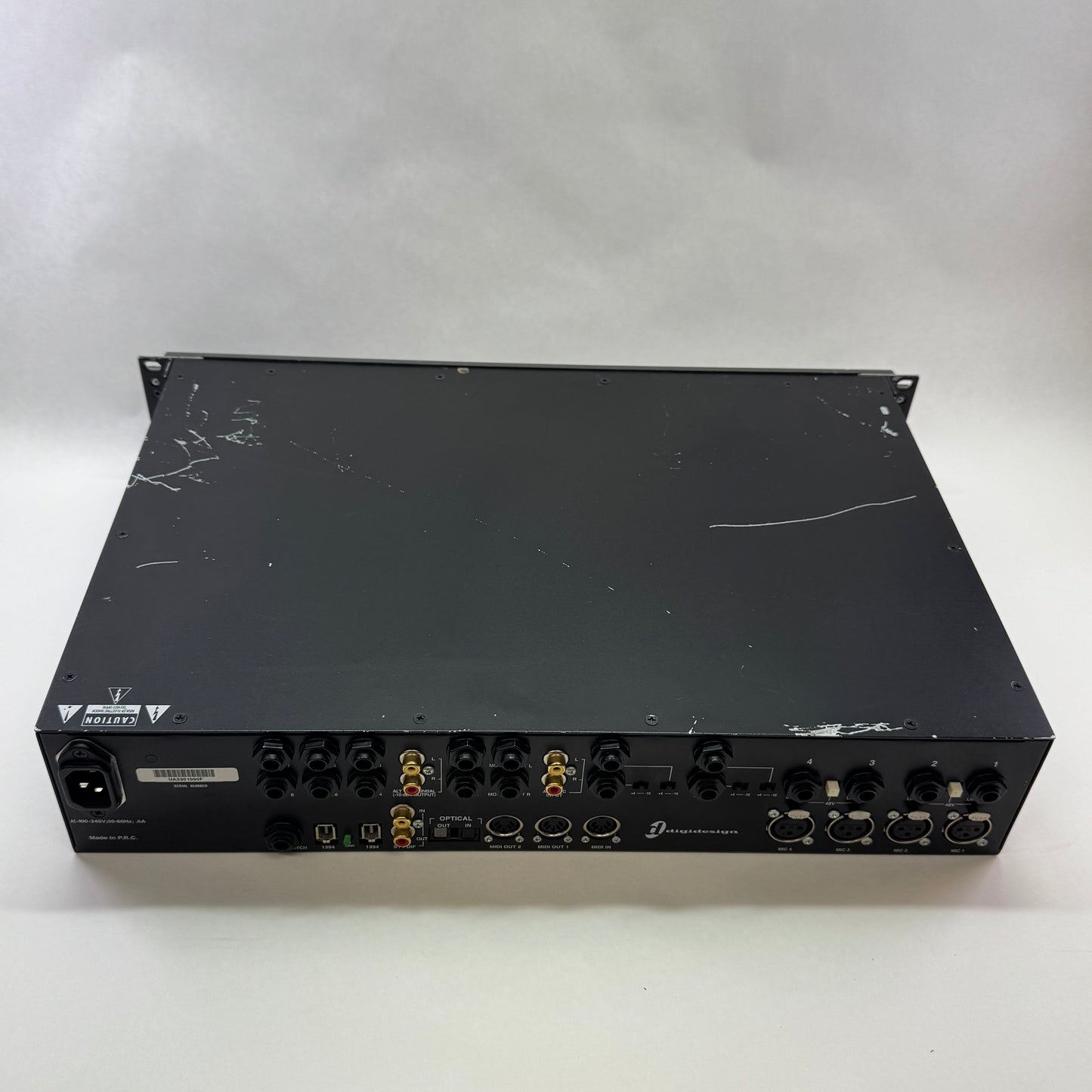 Digidesign 002 Rack FireWire Audio Interface, 4 Mic Inputs, MIDI, S/PDIF
