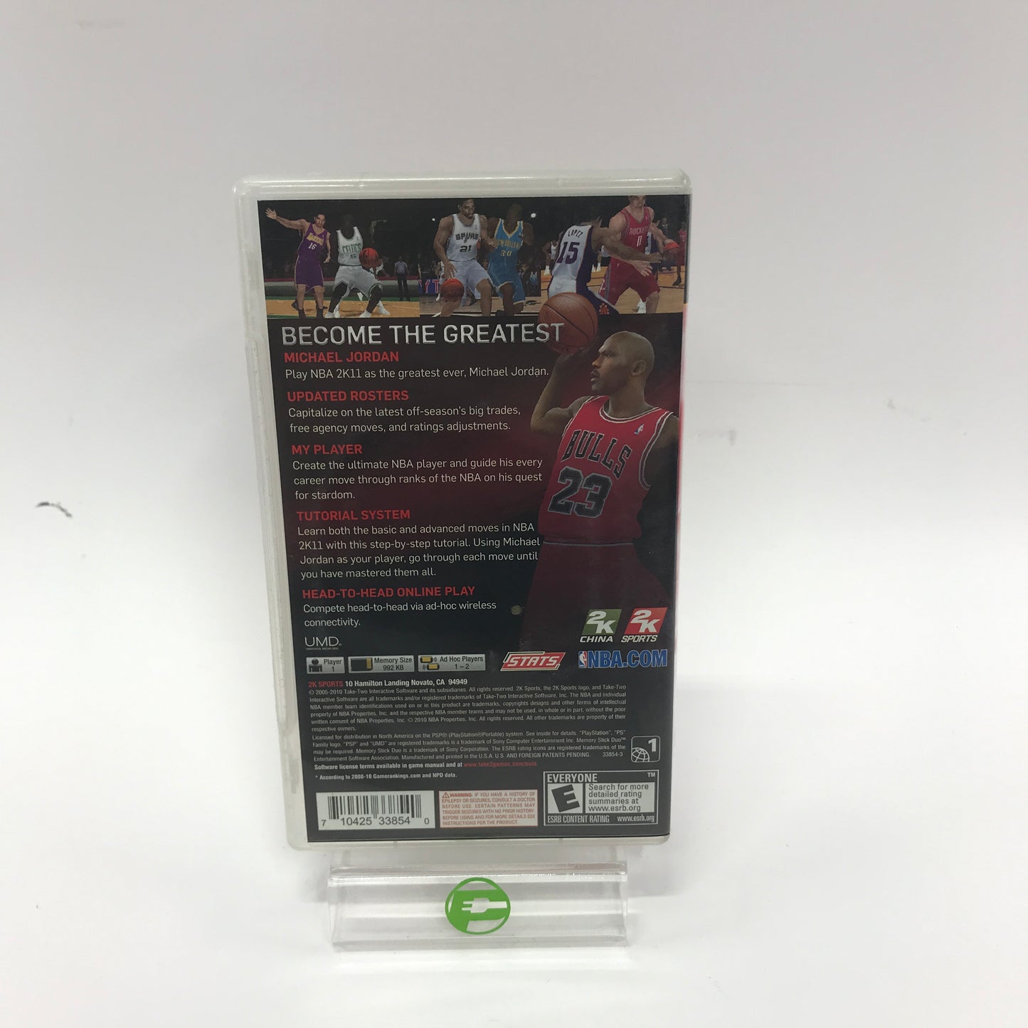 NBA 2K11 (Sony PlayStation Portable PSP, 2010) Complete in Original Box w Manual