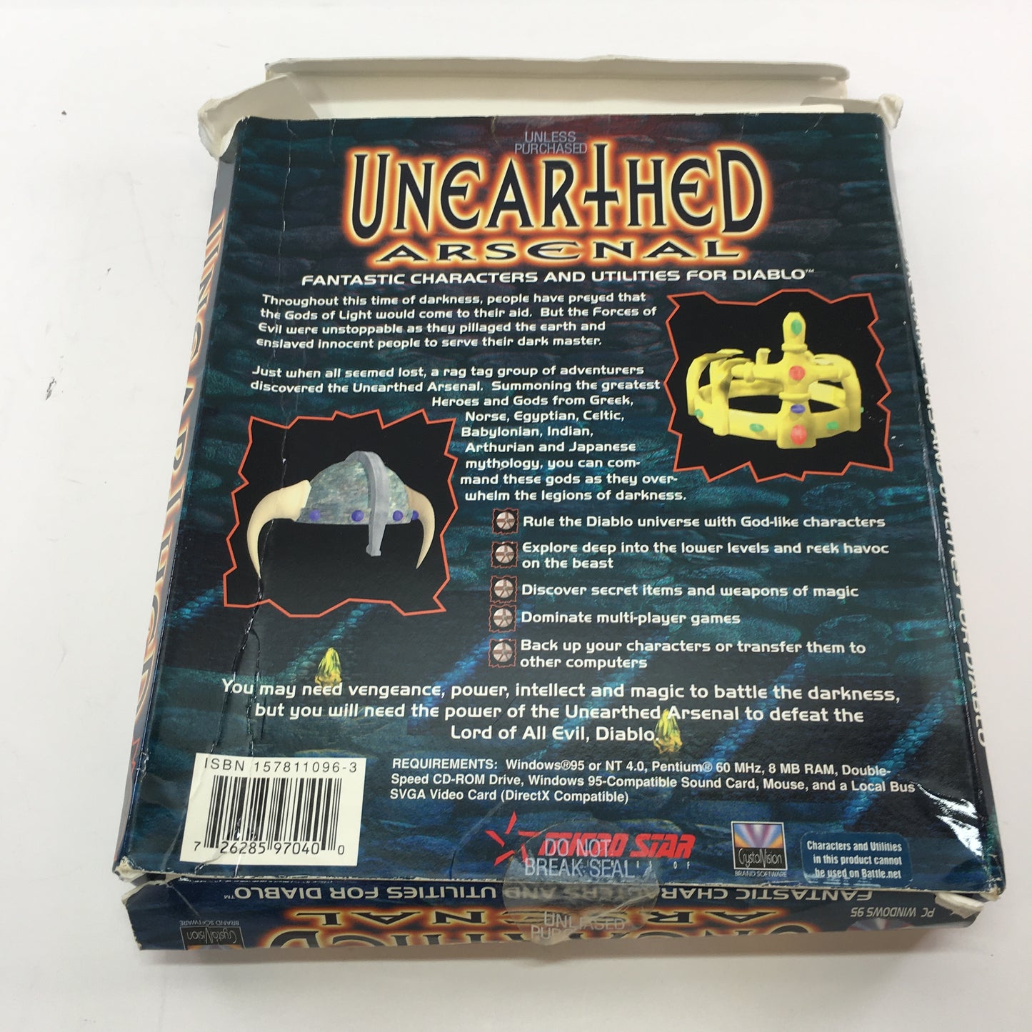 Lot of 7 PC Games [Pharaoh, Commandos, The Sacred Amulet and More]