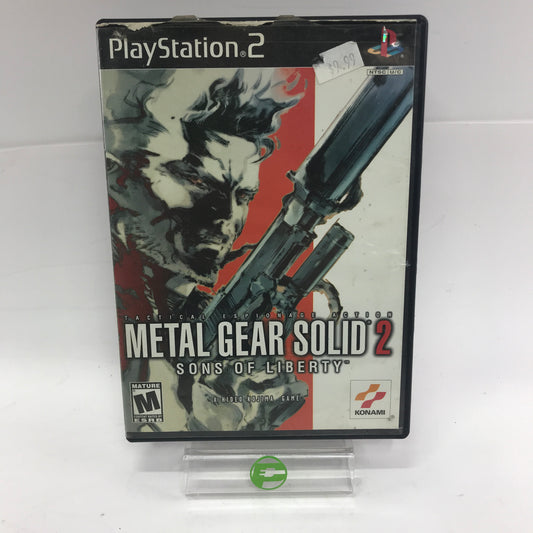 Metal Gear Solid 2 (Sony PlayStation 2 PS2, 2001) CIB w Registration Card