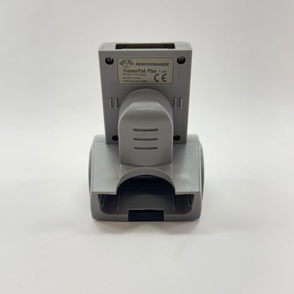 Untested Nintendo 64 Jumper Pak (NUS-008)+TremorPakPlus/Memory Card (P-385/P-302) Black/Gray