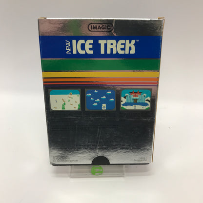 Ice Trek (Mattel Intellivision, 1982) Complete in Original Box w/ Overlays, CIB