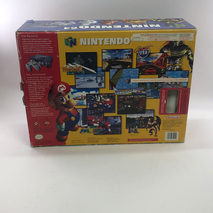 Nintendo 64 N64 Video Game Console NUS-001 Black w/ Transfer Pak and 3 Games