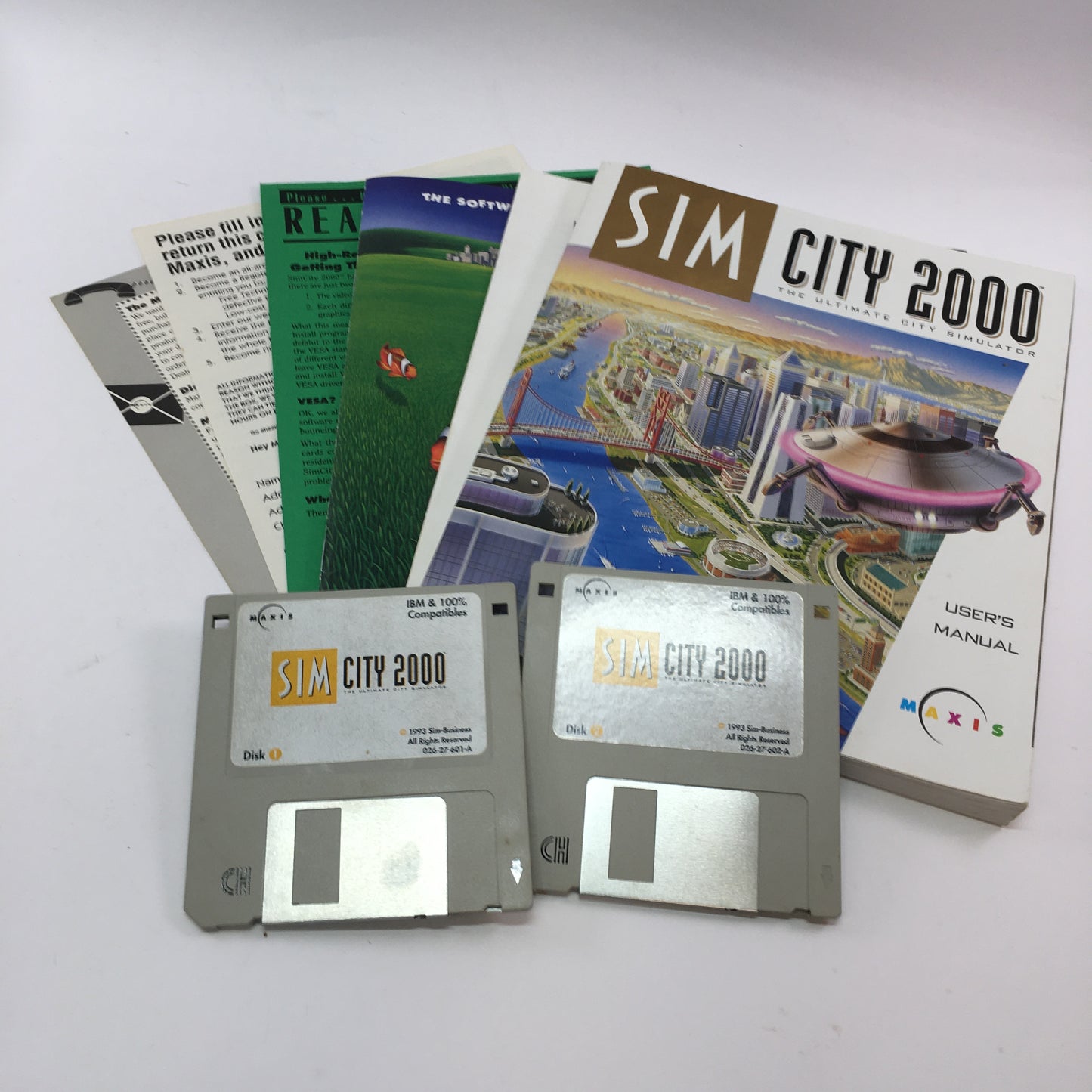 Maxis Sim City Bundle [Sim City, Sim City 2000, Sim Town and Sim Isle]