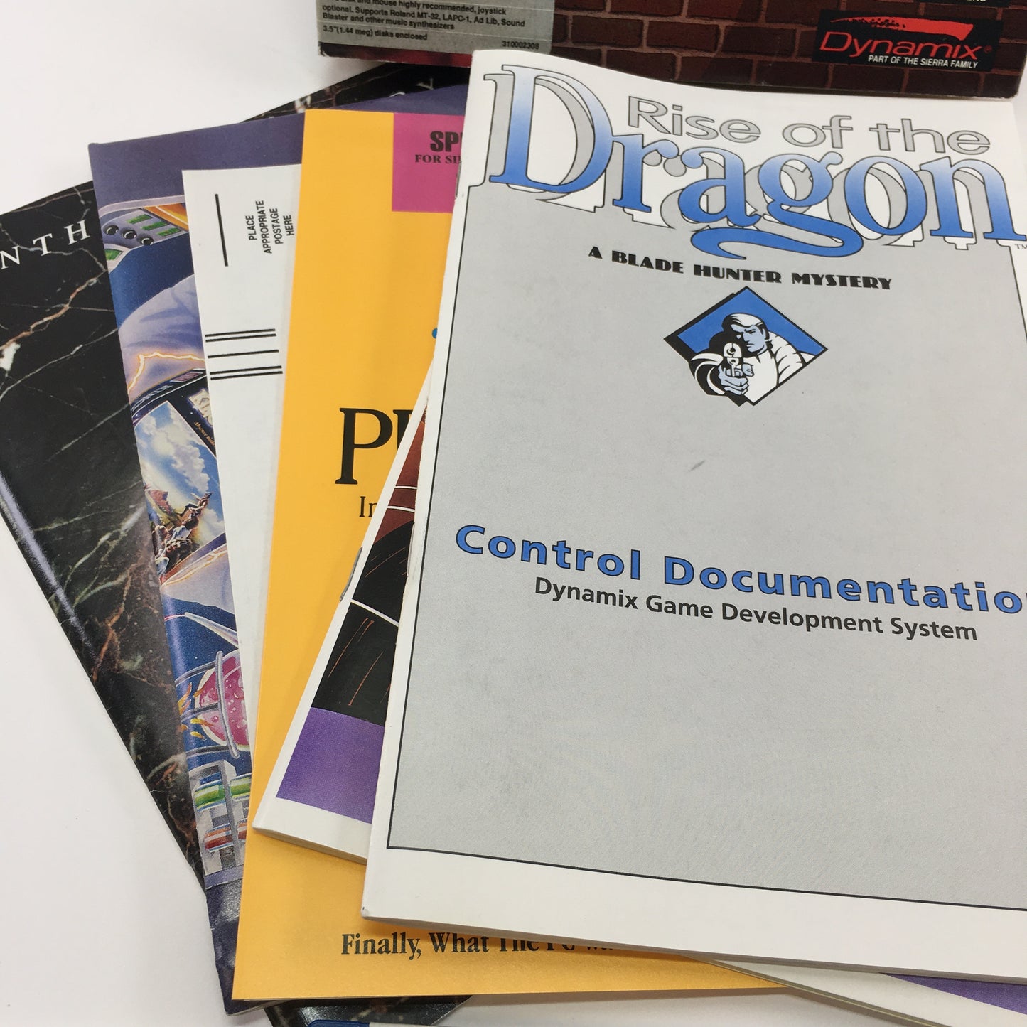 Rise of the Dragon (PC, 1990) 3.5" Discs Only w/ Manuals and Original Box