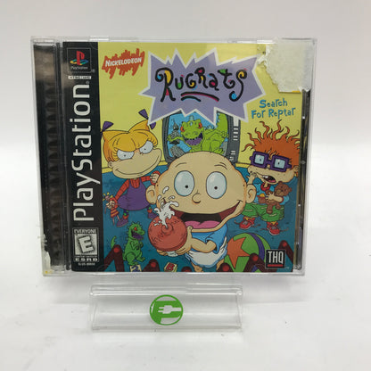 Rugrats Search for Reptar (Sony PlayStation 1 PS1, 1998) CIB w Registration Card