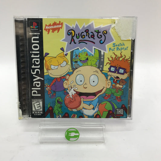 Rugrats Search for Reptar (Sony PlayStation 1 PS1, 1998) CIB w Registration Card