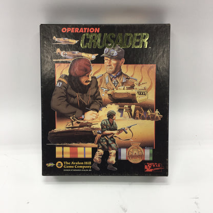 Operation Crusader (PC, 1989) Complete in Original Box w/ All Inserts, CIB