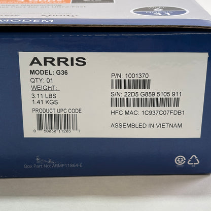 Arris Surfboard G36 AX3000 Router 1001370