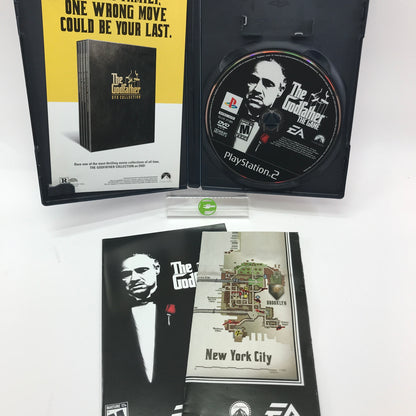 The Godfather (Sony PlayStation 2 PS2, 2006) Complete in Box w/ Inserts, CIB