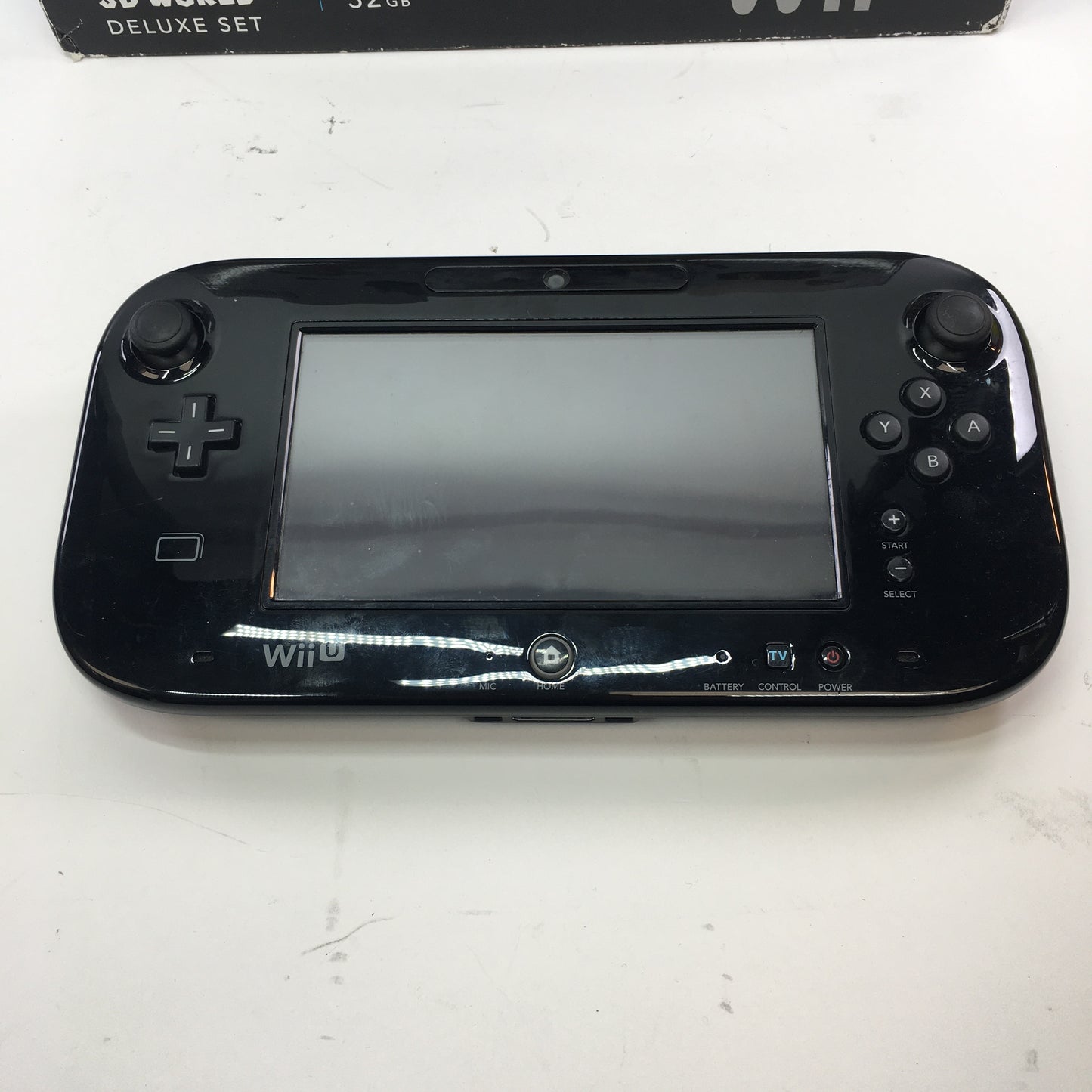 Nintendo Wii U Video Game Console Black CIB Tested and Working w Both Games