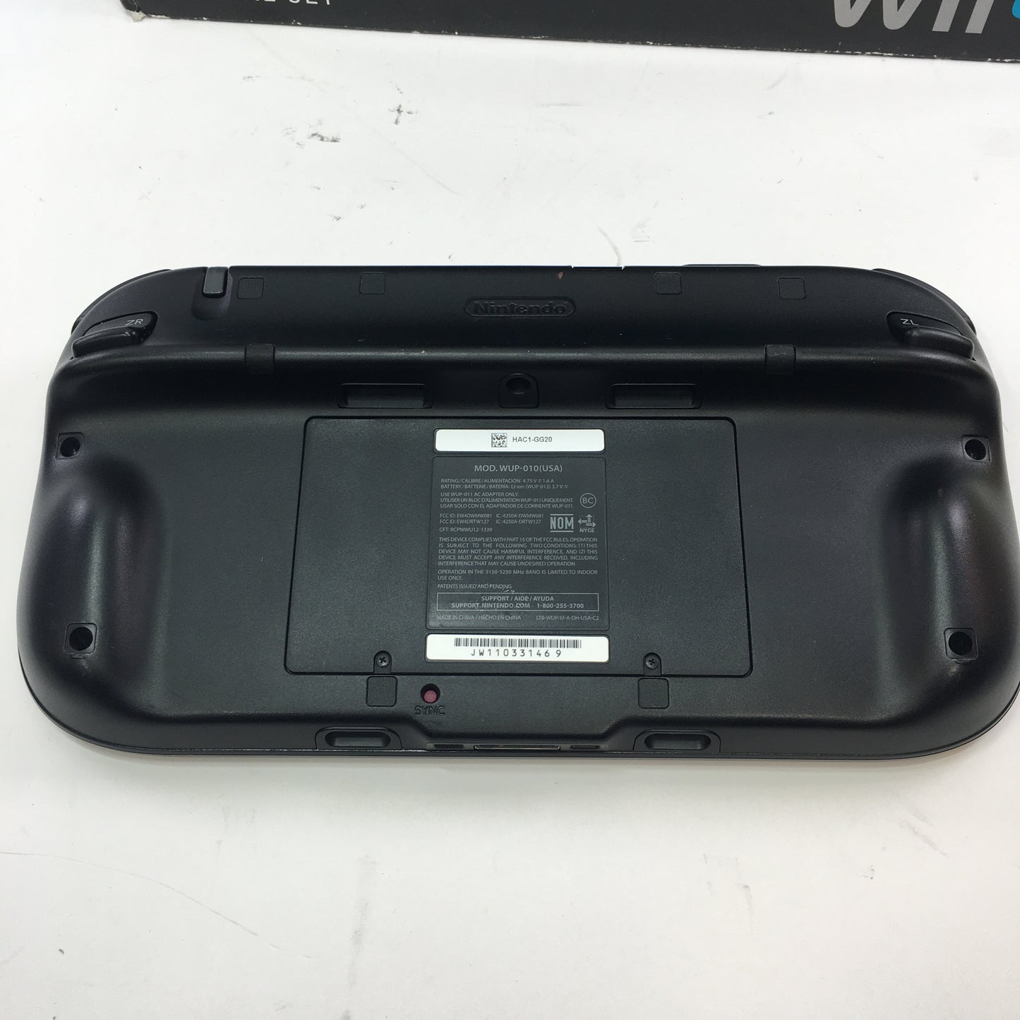 Nintendo Wii U Video Game Console Black CIB Tested and Working w Both Games