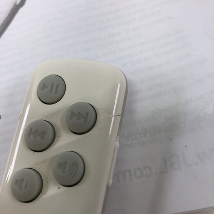 JBL On-Stage II Portable Party Speaker White 6317 w Remote and Remote Manual