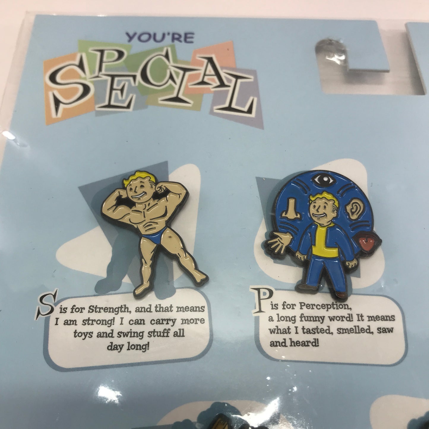 New You're S.P.E.C.I.A.L Fallout Collectable Pin Badge Set