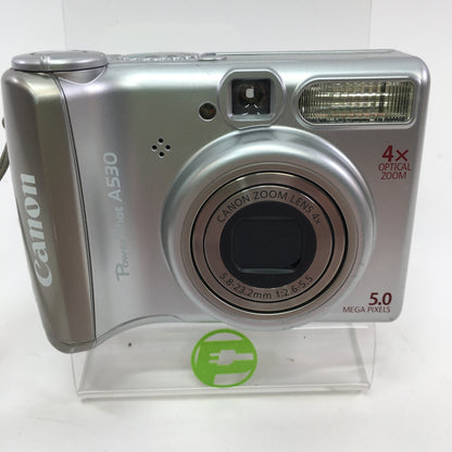 Canon PowerShot A530 5.0 Digital Point-And-Shoot Camera Tested and Working