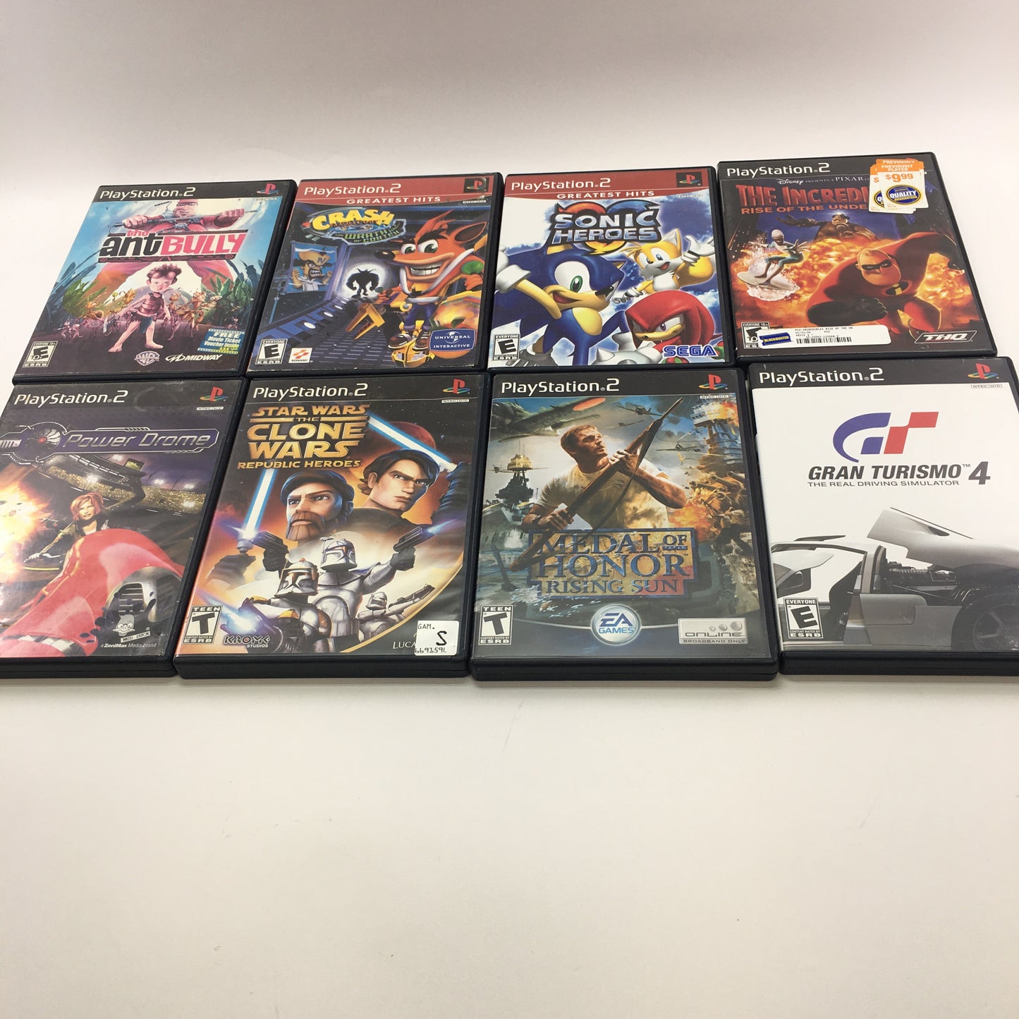Lot of 79 Sony PlayStation 2 PS2 Games [Call of Duty, Kingdom Hearts and More]