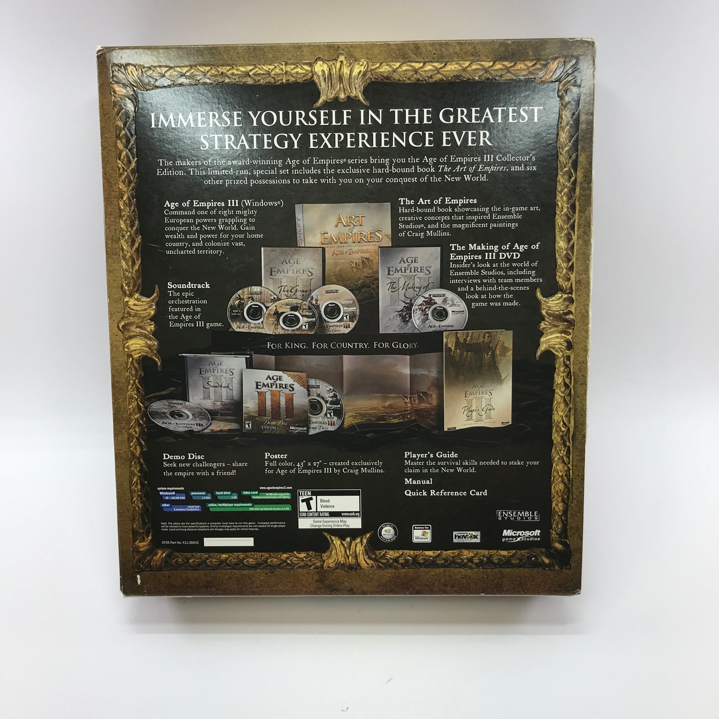 Age of Empires III [Collector's Edition] (PC, 2005) No Players Guide