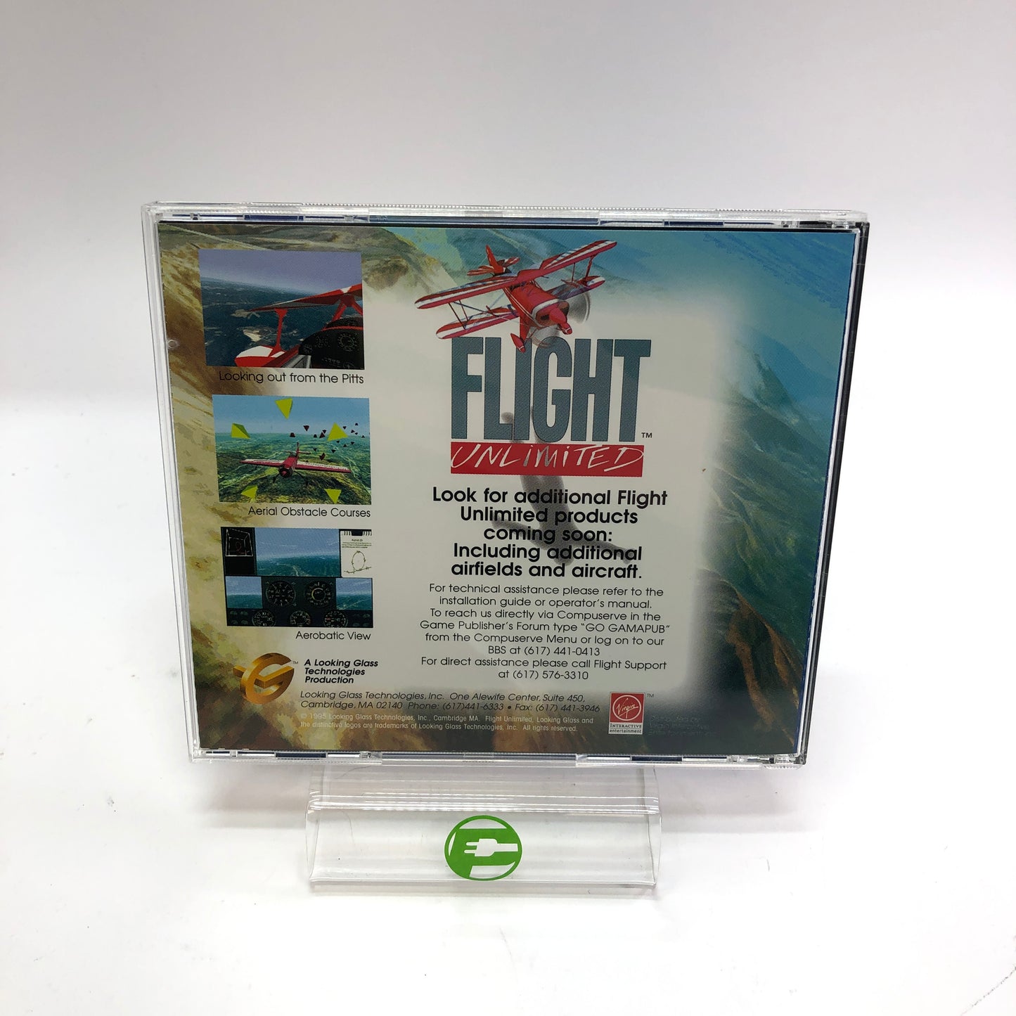 Flight Unlimited (PC, 1995) Complete in Original Box, w/ All Inserts, CIB