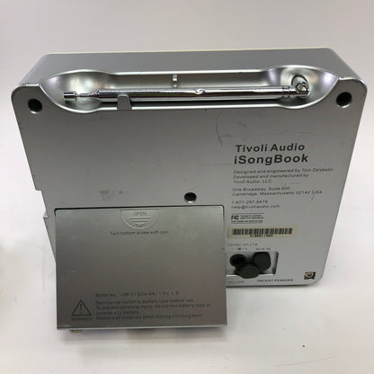 Tivoli Audio isongbook AM/FM Alarm Clock Radio w Extension Speaker
