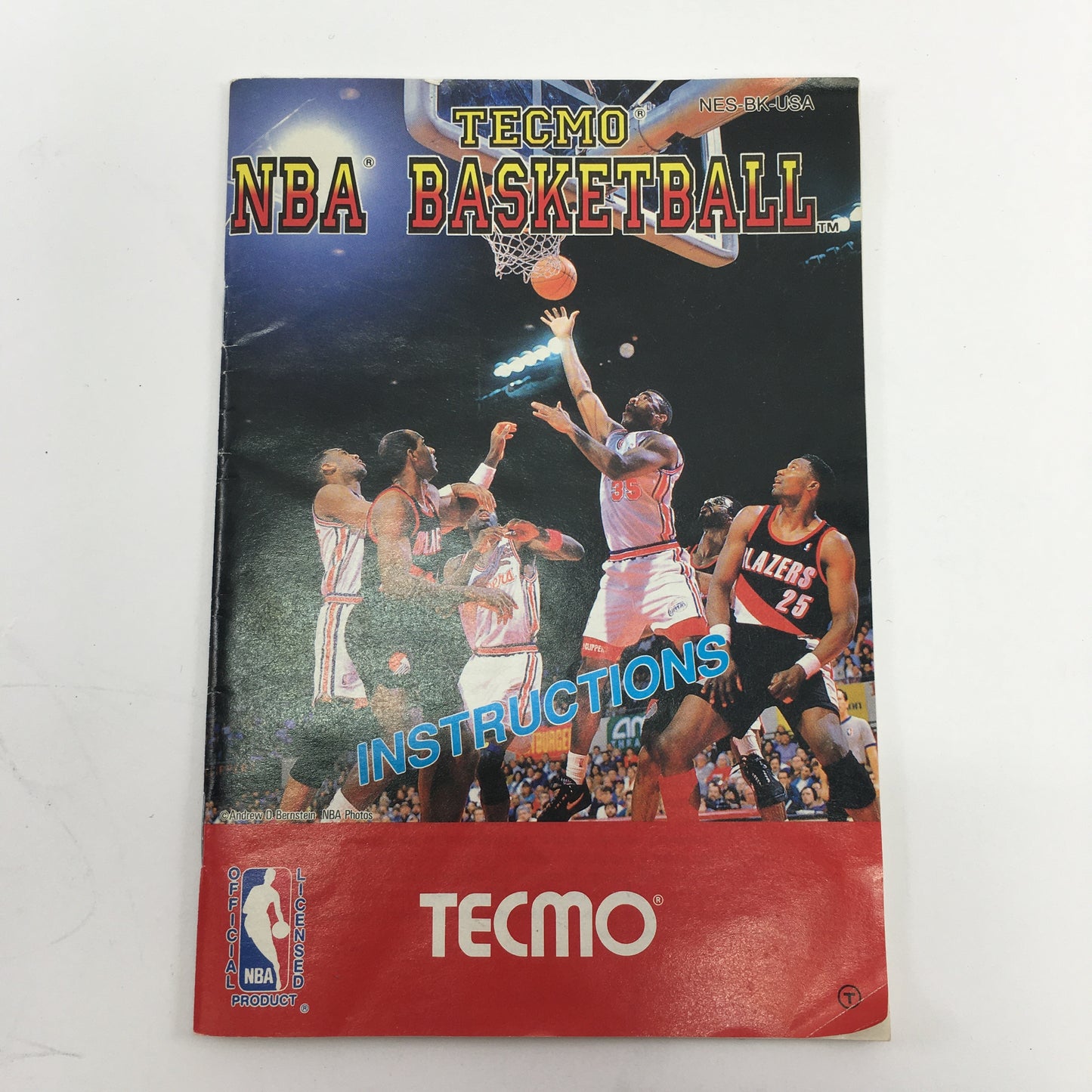 Tecmo NBA Basketball (Nintendo NES, 1992) Tested Original Box w Manual