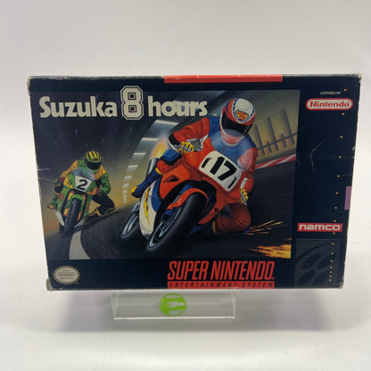 Suzuka 8 Hours (Super Nintendo SNES, 1994) Complete In Box CIB