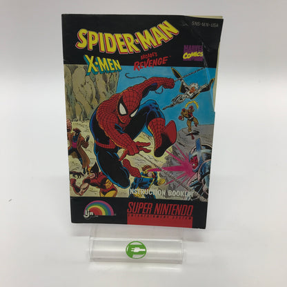 Spider-Man X-Men Arcade's Revenge (Super Nintendo SNES, 1992) Tested Works